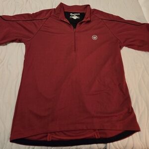 Canari Red Quarter-Zip Top